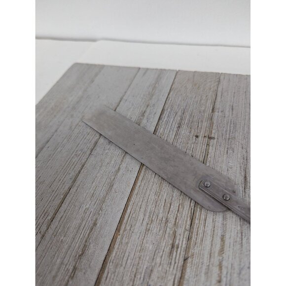 Vintage ACE Chef Stainless Steel Spatula Icing Baking White Blue Handle - Picture 6 of 7